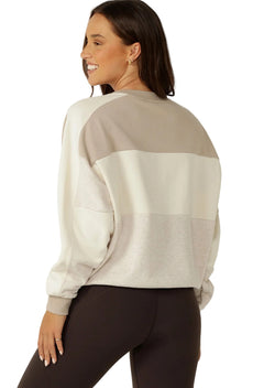Lorna Jane Luxe Panelled Sweat Crew