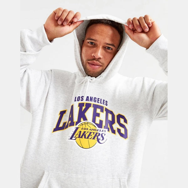 NBA Essentials LA Lakers Arch Hoody In Grey