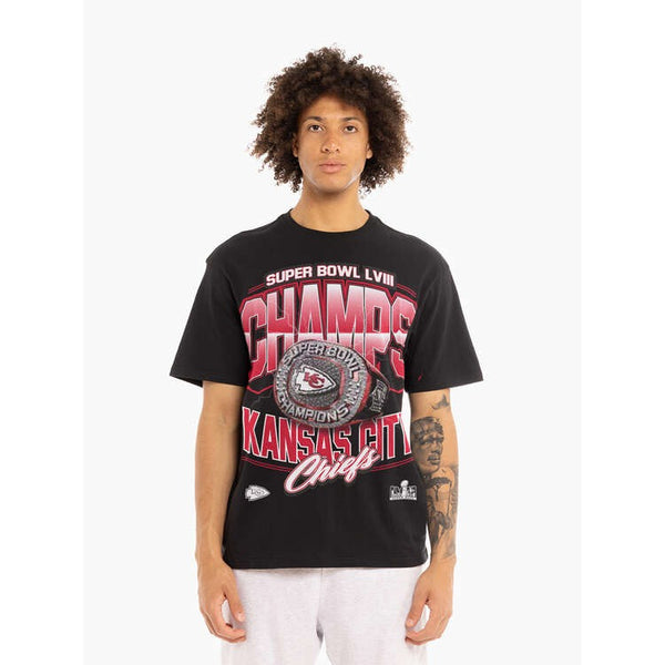 CHIEFS NFL SUPER BOWL 2024 BOOTLEG Tシャツ Majestic Athletic Kansas City Chiefs NFL Super Bowl LVIII