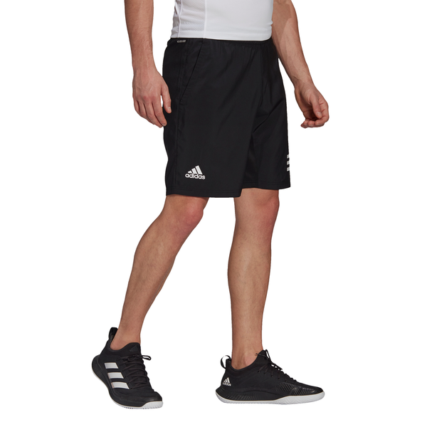 Adidas Men's 3-Stripe Inspire Tric Shorts Recycled Polyester Black