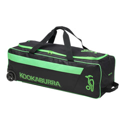 Kookaburra Pro 5.0  Wheelie Cricket Bag Black/Lime