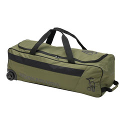 Kookaburra Pro 5.0  Wheelie Cricket Bag Khaki/Black