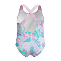 Speedo Girls Print Crossback One Piece