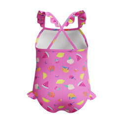 Speedo Toddler Girls Frill Thinstrap One Piece