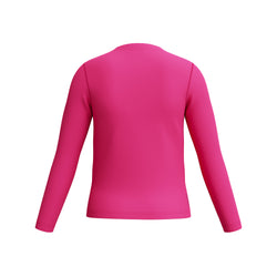 Speedo Girls Long Sleeve Classic Logo Rashguard Top