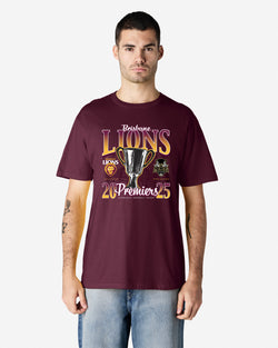 Brisbane Lions 2025 AFL Premiers Cup Tee
