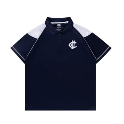 AFL Mens Performance Polo Shirt Carlton Blues