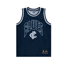 AFL Youth Basketball Singlet Carlton Blues