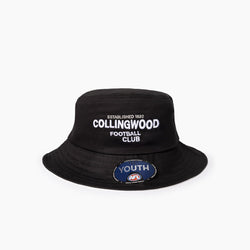 AFL Youth Graphic Bucket Hat Collingwood Magpies