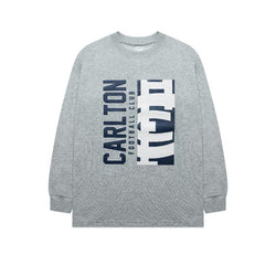 AFL Youth Mascot Long Sleeve Tee Carlton Blues