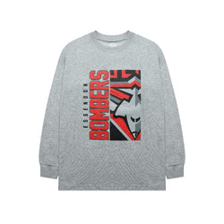 AFL Youth Mascot Long Sleeve Tee Essendon Bombers
