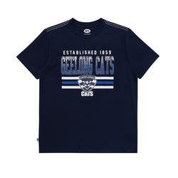 AFL Youth Sketch Tee Geelong Cats
