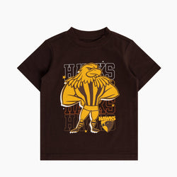AFL Kids Graphic Tee Hawthorn Hawks