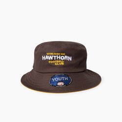 AFL Youth Graphic Bucket Hat Hawthorn Hawks