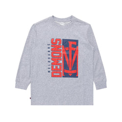 AFL Youth Mascot Long Sleeve Tee Melbourne Demons