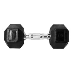 8KG Rubber Hex Dumbbell