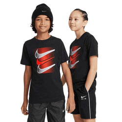 Nike Youth Triple Swoosh Logo Tee