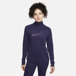 Nike Womens Dri-Fit Swoosh Pacer 1/2 Zip Top