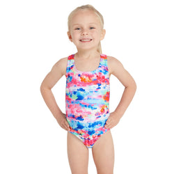 Zoggs Girls Sea Wash Actionback Swimsuit
