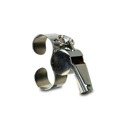 Sherrin Metal Finger Grip Whistle