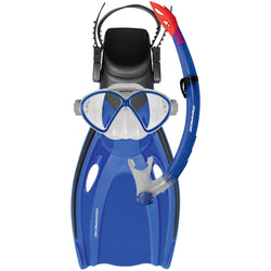 Mirage Comet Silitex Mask Snorkel Fin Set  Junior