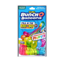 Zuru 3 Pack Bunch O Balloons Tropical Party Self Sealing Water Ballons
