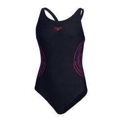 Speedo Girls Placement Muscleback Swimsuit
