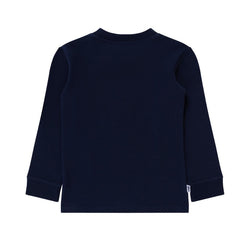 AFL Kids Supporter Long Sleeve Tee Carlton Blues