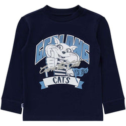 AFL Kids Supporter Long Sleeve Tee Geelong Cats