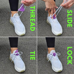 SafeLace Active Pair - White