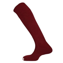 Mitre Mercury Plain Football Sock Maroon