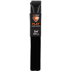 SOFSOLE 54" Black Flat Shoe Laces