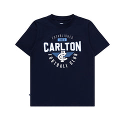 AFL Youth Supporter Tee Carlton Blues