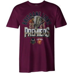 Brisbane Lions 2024 AFL Premiers Trophy Tee