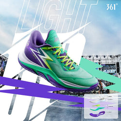 361 Degree Big 3 Light Up Jade Basketball Boots