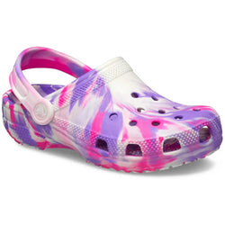 Crocs Classic Glow Marbled Clogs - Kids
