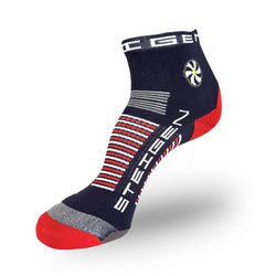 Steigen Navy Quarter Socks