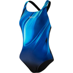 Speedo Womens Rapture Glow Medalist Swimsuit