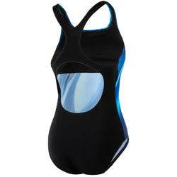 Speedo Womens Rapture Glow Medalist Swimsuit