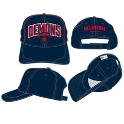 AFL Bevelled Supporters Cap Melbourne Demons