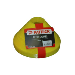 Patrick Flexi Dome 9cm Set of 10 Yellow