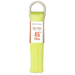SOFSOLE 45" Fluro Yellow Oval Shoe Laces