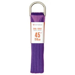 SOFSOLE 45" Purple Oval Shoe Laces