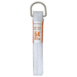 SOFSOLE 54" White Flat Shoe Laces