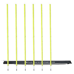 Alpha Gear 6 Pack One Piece Agility Pole With Bag