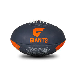 Sherrin AFL Team Range Song Ball GWS Giants