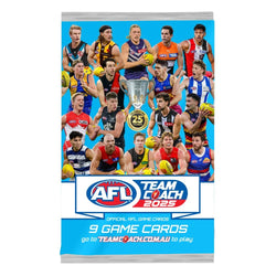 AFL Team Coach Footy Cards 2025