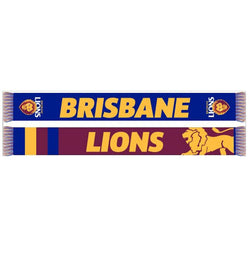 AFL Defender Scarf Brisbane Lions