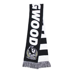 AFL Defender Scarf Collingwood Magpies