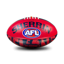 Sherrin AFL Team Icon PVC Melbourne Demons Sz 3